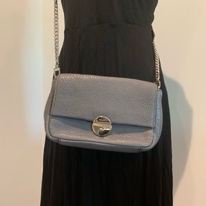 Milly Grey leather crossbody